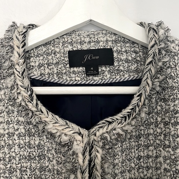 J.Crew Boucle Jacket size 4 - Picture 3 of 7